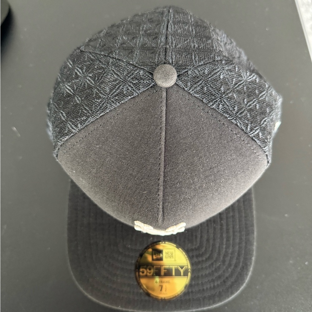 Mets New Era Black Patterned Cap